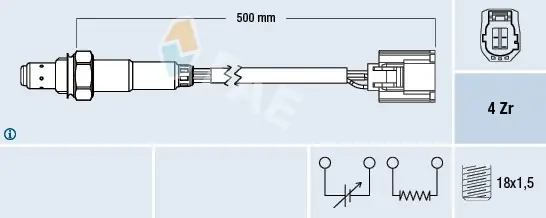Oferta czasowa Sonda lambda FAE 77503