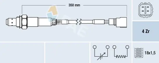 Cena promocyjna Sonda lambda FAE 77511