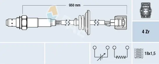 Sonda lambda FAE 77520 Zniżka