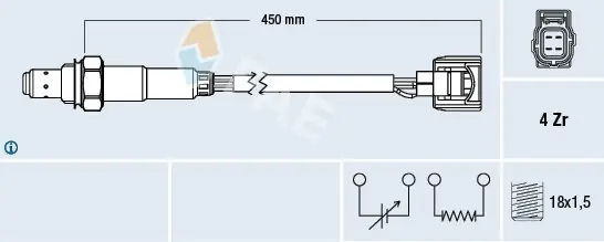 Niska cena Sonda lambda FAE 77523