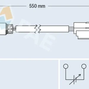 Sonda lambda FAE 77550 Bestseller