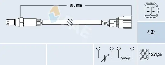 Sonda lambda FAE 77574 Darmowy zwrot