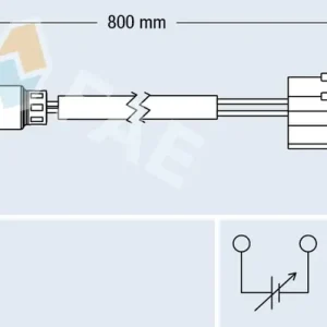 Dostępne od ręki Sonda lambda FAE 77599