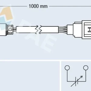 Darmowy zwrot Sonda lambda FAE 77605