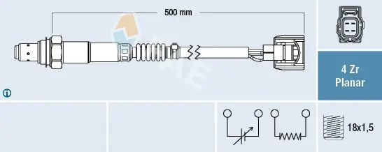 Wyjątkowa oferta Sonda lambda FAE 77617