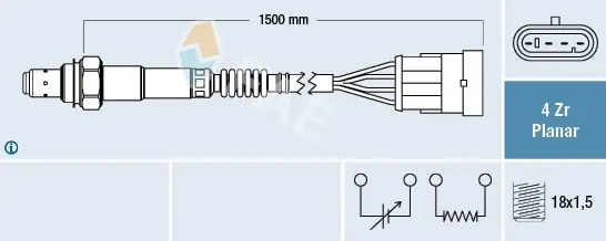 Ekspresowa dostawa Sonda lambda FAE 77618