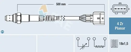 Sonda lambda FAE 77629 Niska cena