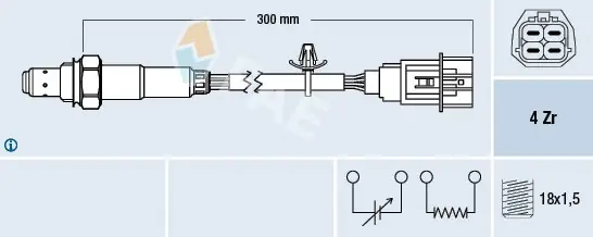Nowość Sonda lambda FAE 77637