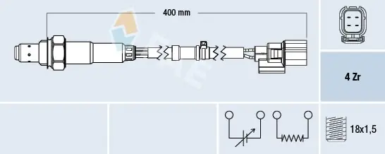 Sonda lambda FAE 77698 Szybka dostawa