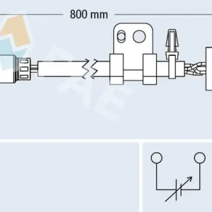 Wyprzedaż Sonda lambda FAE 77758