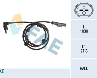 Kup teraz Czujnik, prędkość obrotowa koła FAE 78246