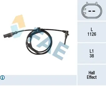 Czujnik, prędkość obrotowa koła FAE 78394 Zamów dziś