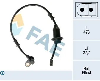 Bezpieczne zakupy Czujnik, prędkość obrotowa koła FAE 78397
