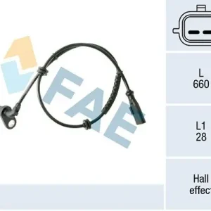 Oferta limitowana Czujnik, prędkość obrotowa koła FAE 78411