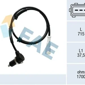 Czujnik, prędkość obrotowa koła FAE 78465 Taniej