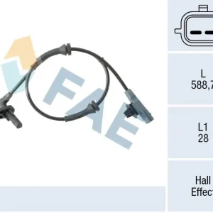 Czujnik, prędkość obrotowa koła FAE 78505 Cena promocyjna