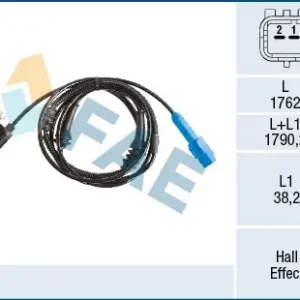 Czujnik, prędkość obrotowa koła FAE 78516 Okazja