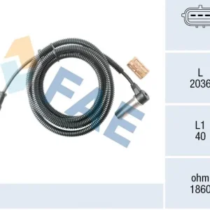 Czujnik, prędkość obrotowa koła FAE 78559 Super okazja