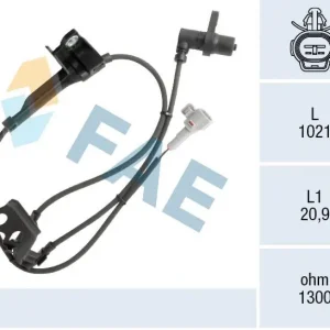 Czujnik, prędkość obrotowa koła FAE 78562 Ostatnie sztuki