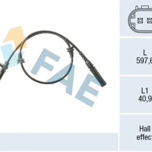 Czujnik, prędkość obrotowa koła FAE 78564 Bezpieczne zakupy