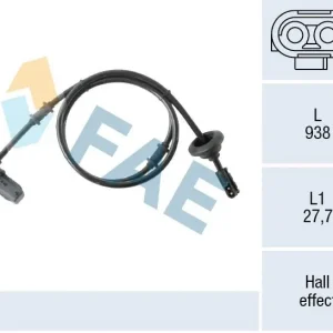 Czujnik, prędkość obrotowa koła FAE 78567 Popularny