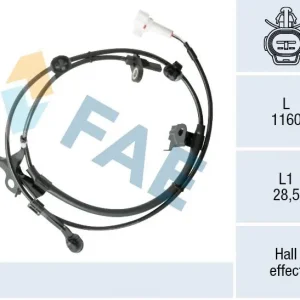 Czujnik, prędkość obrotowa koła FAE 78572 Szybka wysyłka