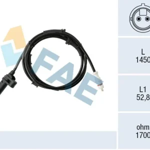 Czujnik, prędkość obrotowa koła FAE 78577 Szybka wysyłka