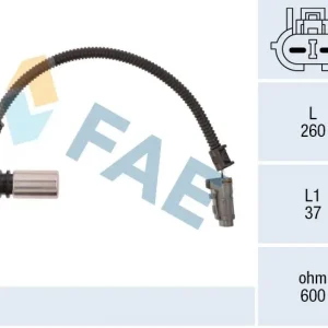 Czujnik prędkości obrotowej, automatyczna skrzynia biegów FAE 79086 Dostępne od ręki