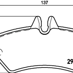 Zniżka Sklep Wazcar  Karta produktu: HEL 8DB355005351 HELLA PAGID klocki ham. tył DO MB VW