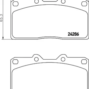 Zniżka Sklep Wazcar  Karta produktu: HEL 8DB355006641 HELLA PAGID klocki ham. prz. DO MI
