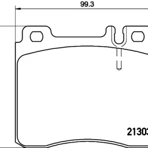 Bestseller Sklep Wazcar  Karta produktu: HEL 8DB355007551 HELLA PAGID klocki ham. prz. MB