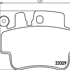 Zniżka Sklep Wazcar  Karta produktu: HEL 8DB355009281 HELLA PAGID klocki ham. prz+tył POR