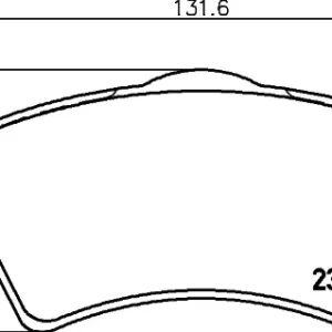 Zniżka Sklep Wazcar  Karta produktu: HEL 8DB355009761 HELLA PAGID klocki ham. prz. LR