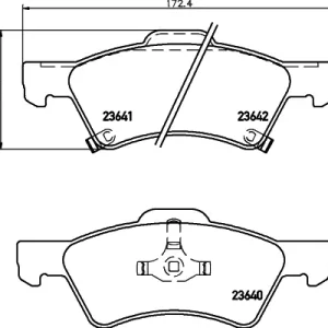 Bestseller Sklep Wazcar  Karta produktu: HEL 8DB355010061 HELLA PAGID klocki ham. prz. CHR DO