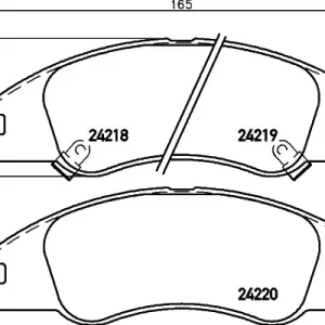Zniżka Sklep Wazcar  Karta produktu: HEL 8DB355012041 HELLA PAGID klocki ham. prz. KIA
