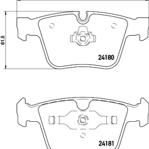 Bestseller Sklep Wazcar  Karta produktu: HEL 8DB355013641 HELLA PAGID klocki ham. tył MB