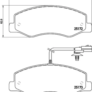 Zniżka Sklep Wazcar  Karta produktu: HEL 8DB355015311 HELLA PAGID klocki ham. tył NI OP RE