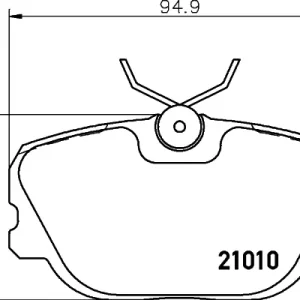 Zniżka Sklep Wazcar  Karta produktu: HEL 8DB355017941 HELLA PAGID klocki ham. prz. VO