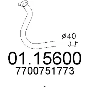 Bestseller Sklep Wazcar  Karta produktu: MT 01.15600 MTS RURA KOLEKT. RS5 0.9 1.1