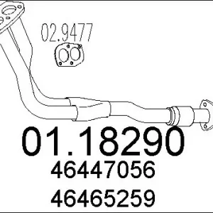 Bestseller Sklep Wazcar  Karta produktu: MT 01.18290 MTS RURA KOLEKT. BRAVO 1.6