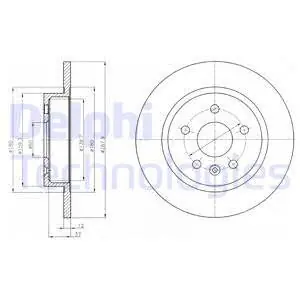 Darmowy zwrot TARCZA HAM.OPEL ASTRA J 09- TYL