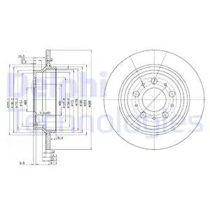 Dodaj do koszyka TARCZA HAM.VOLVO S60/70/80