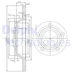 Szybka wysyłka TARCZA HAM.AUDI 80/A4